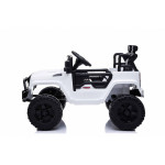 Elektrické autíčko - Jeep Dark Night - nelakované - biele